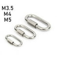 thumbnail image 2 of Lefu Carabiner Quick Link Strap Connector Steel Chain Repair Shackle D-Shape Rigging, 2 of 2