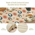 thumbnail image 4 of Mid Century Modern Table Runner Abstract Style Colorful Geometric Atomic Star for Kitchen Dining Room Holiday Washable Quick Dry 13x108 Inch, 4 of 6