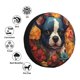 thumbnail image 4 of Balery Cute Colorful Flower French Bulldog Cubiertas para Neumáticos - Protector Resistente para Neumáticos de Camioneta, SUV, Remolque, Camper y RV-14 inch, 4 of 6