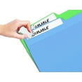 thumbnail image 5 of Jokari Erasable File Labels, 80 Laminated 1/3-Cut, Temporary Marker Supplies, 5 of 5