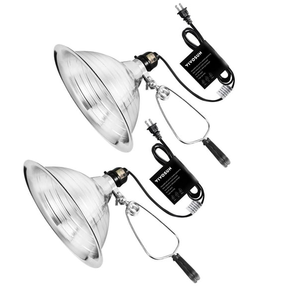 Lámpara tipo pinza VIVOSUN con reflector de 8.5 pulgadas, 150 W, E26