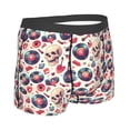 thumbnail image 2 of Rateoe Skull Guitar record lips Mens Boxer Briefs Poly Spandex Performance Boxer Briefs Underwear Hem Boxer Briefs - Medium, 2 of 8