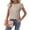 Khaki, variant on Tittly T Shirts for Women Spring Tops for Women Women's 2025 Spring And Summer Round Neck Solid Color Loose Short Sleeve Women's Tops Tshirts Shirts Basic Tees Blue L