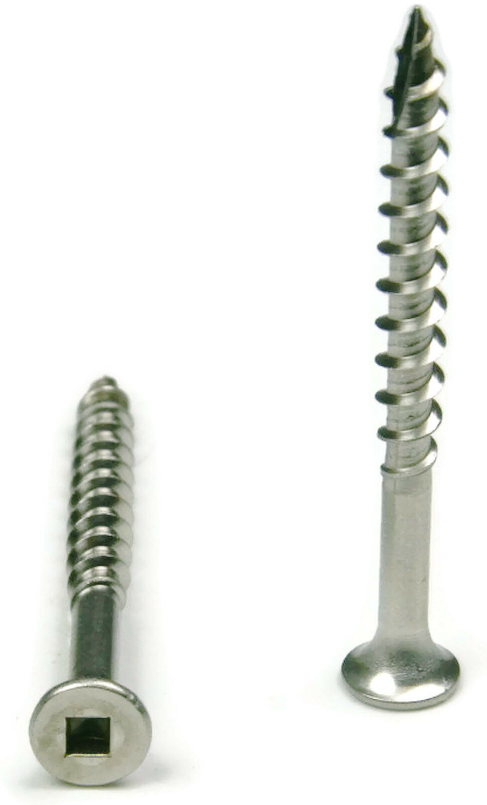 Stainless Steel Deck Screws Square Drive Wood #10 x 2/" Qty 1000
