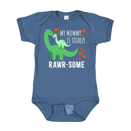 

Inktastic My Mommy is Totally Rawr-Some Dinos Gift Baby Boy or Baby Girl Bodysuit