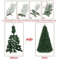 thumbnail image 4 of Árbol de Navidad Yaheetech de 2,3 m de abeto con 1346 puntas de rama, 4 of 9