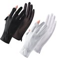thumbnail image 1 of 2 paquetes de guantes de protección solar UV para mujer, guantes antideslizantes con pantalla táctil y dedos completos, guantes transpirables de verano para exteriores para mujer, 1 of 6