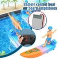 thumbnail image 2 of Cute Amphibious Drifting Remote Surfboard Remote Boat 24G Water RC Land Drift Toy Scooter Surfboard Surfer, 2 of 8