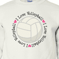 thumbnail image 3 of Inktastic Volleyball Gifts for Girls Youth Sweatshirt, 3 of 4