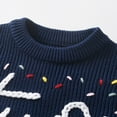 thumbnail image 5 of Kogui Sweaters for Boys Girls Sweaters Knit Sweater Long Sleeve Crew Neck Kids Pullover Sweater for Girl Size 7-8 Years (Navy,7-8 Years), 5 of 9