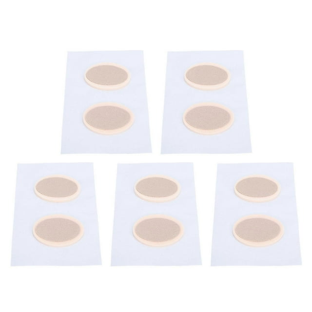 5 Pairs Heel Pad Wear Resistant Latex Heel Blister Prevention Adhesive Pads Foot Protection Heel Patches