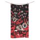 thumbnail image 1 of Toalla de Baño ABPHQTO Flores Amapola Roja y Negra 75x140cm, 1 of 3