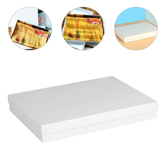 MLINS  10 Pcs Extra Large Box Storage Decorative Boxes The Gift White
