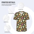thumbnail image 3 of KLL Fruits for Men's Baseball Shirts,Short Sleeve Casual Shirts Button Down Shirt for Men Beach Summer Wedding Shirt-Small, 3 of 7