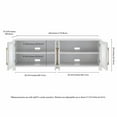 thumbnail image 2 of Evelyn&Zoe Quincy Rectangular TV Stand for TV's up to 75", White, 2 of 4