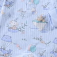 thumbnail image 7 of TOWED22 Baby Boys Girls Bodysuit Jumpsuits with Button Long Sleeve Cotton Rompers Overall,Sky Blue,6-9 M, 7 of 7