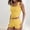 Yellow, variant on MAIHAN Women Shorts Sets Outfits Summer Vacation Outfits for Women Shirt and Shorts Set Shorts Set 2 Piece Outfit Plus Size Travel Outfits for Women