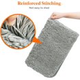 thumbnail image 4 of Lifewit 32" x20" Bathroom Rug Mat Plush Microfiber, Non-Slip, Water Absorbent, Gray, 4 of 6