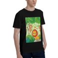 thumbnail image 2 of Bingfone African Animals In The Jungle Men'S Loose Fit Short-Sleeve Pocket T-Shirt, 2 of 7