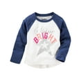 thumbnail image 1 of OshKosh B'gosh Baby Girls' Shine Bright Raglan Tee, 9 Months, 1 of 1