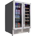 thumbnail image 1 of Koolatron Elite Series Dual Zone Built-In Wine Cooler Beverage Fridge, 1 of 9