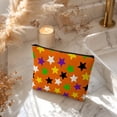 thumbnail image 2 of Halloween Themed Storage Pouch Exclusive Print Polyester Blend Wrinkle Resistant Wipe Clean for Makeup Brush Lipstick Stationery Pen Case Charger Cable Organizer Travel, 2 of 7