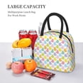 thumbnail image 5 of Salouo Colorful Rubber Duck for Insulated Lunch Bag for Women/Men - Leakproof Cooler Tote Bag Organizer - Reusable Lunch Box for Office Picnic Hiking Beach-One Size, 5 of 6