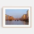 thumbnail image 2 of Venice Sunset - Grand Canal - Towards Rialto Bridge 1 - Veneto Italy Photography Cityscape Boat Architecture Scenic Unframed Wall Art Print 40 x 60 inches, 2 of 7