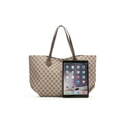 FOXER Stylish Large Tote Bag for Women - 42CM Spacious Designer-Inspired PU Handbag - Waterproof & Durable Everyday Carryall