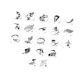 thumbnail image 4 of Plantillas de caras de carnaval Yuyangstore pintura FACIAL 20 piezas media cara, 4 of 8