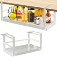 thumbnail image 2 of Organizador De Cocina Para Gabinete, Estante Extensible Para Almacenamiento De Especias, Cajón Colgante Debajo Del Estante Para Oficina, Baño, Armario, 2 of 8