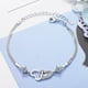 thumbnail image 5 of Pulsera de imitación de las mujeres pulsera de corazón en forma de corazón pulseras de joyería, 5 of 7