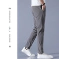 thumbnail image 3 of Pantalones de golf para hombre Pantalones de ocio largos y cómodos de secado rápido con bolsillos, 3 of 3