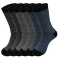 thumbnail image 2 of Glory Max 3-Pack Men's Winter Thermal Heated Cotton Warm Boots Crew Socks Size 10-13, 2 of 7