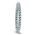 thumbnail image 2 of SZUL Women's 1.5MM Rope Twist Wedding Band in 14K White Gold, 2 of 4