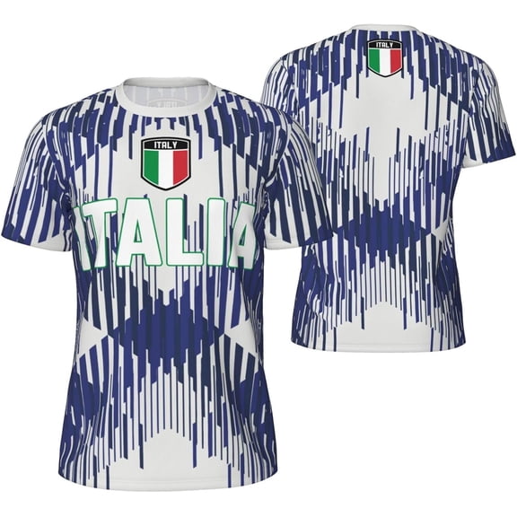 Italian Italy Flag (4) T-Shirt for Running Soccer Tennis Fitness Sports Jerseys Shirts