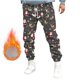 thumbnail image 1 of Pantalones largos para hombre, pantalones deportivos ajustados para correr, pantalones deportivos con cordón, pantalones con estampado navideño, pantalones para hombre, 1 of 5
