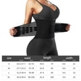 thumbnail image 2 of Faja Deportiva Wdftyju Cinturón de Gimnasio Fajas Elásticas Suaves para Hombres y Mujeres S Negro, 2 of 4