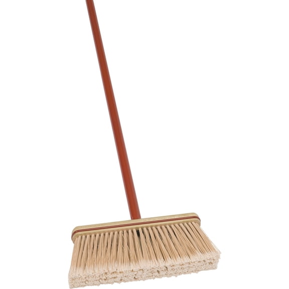 Harper Soft Fiber Upright Broom, 12" with Metal Handle