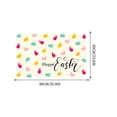 thumbnail image 3 of Beforeyayn Easter Themed Accent Rug, Cartoon Bunny and Egg Design Floor Mat, Durable Non-Slip Mat for Room, Door Entry, and Festive Interior Decoration Placement, 3 of 6