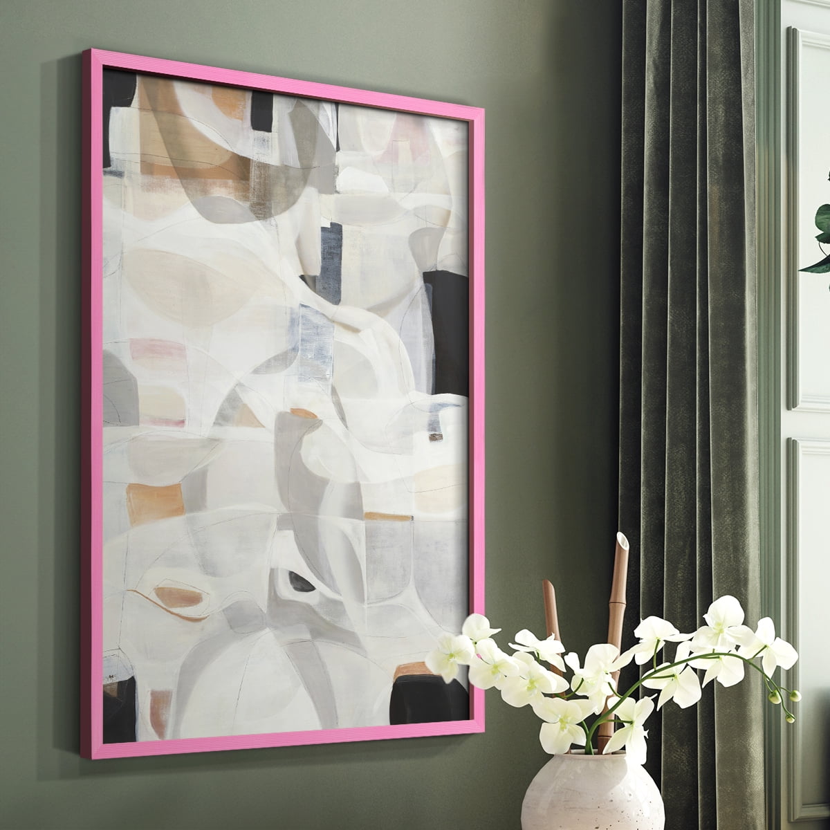 Windswept Framed Print - Solid Wood in Single Picture Frame Solid Wood 2 Framed Print