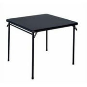 2PC Cosco Cosco 14-619-BLK2 Square Folding Table, 34", Black