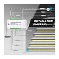 thumbnail image 4 of 16-way LED Stair Step Controller PIR Motion Sensor Light Dimming Indoor Motion Night Light 12V/24V Flexible Home Ambient Light ,Easy to Install, 4 of 7