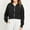 Black, variant on Hoodie Grey Cropped Hoodies Long Sleeve Hooded Sweatshirt Top Fall Clothes Baby Girls Clothes 7-8 Years