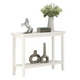 thumbnail image 2 of Convenience Concepts Table Console en Bois de Rebord, Fini Bois Blanc, 2 of 5
