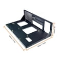 thumbnail image 4 of Caja protectora abierta para ordenador, soporte X79 X99, placa base de servidores duales, chasis abierto para ordenador DIY para placa base ATX M ATX ITX, 4 of 5
