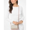 thumbnail image 3 of Michael Kors Women's Leather Crossbody Bag, Vanilla MK/Pink, 3 of 4