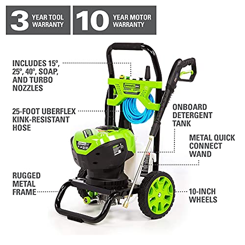 Greenworks GPW2200 2200 PSI 2.3 GPM 