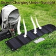 thumbnail image 5 of 6-Fold 12W Foldable Solar Panel Portable Solar Panels Charger USB 5V, 5 of 5