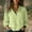 Green, variant on Blue Women Shirts, Women'S Single Breasted Pleated Lapel Shirt Station Explosion Women'S Solid Color European And American Sleeve Top,Women Shirts XL